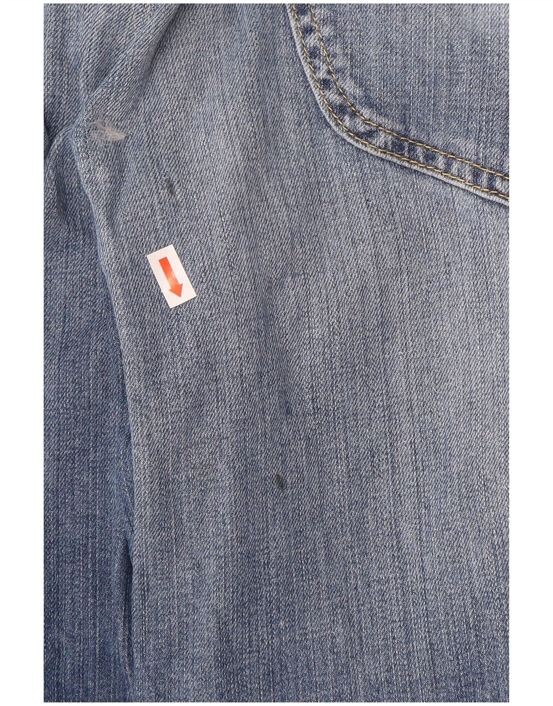 Lee Mens Brooklyn Straight Jeans W38 L29 Blue Cotton