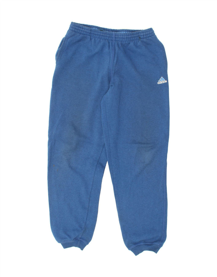 ADIDAS Mens Tracksuit Trousers Joggers Medium  Blue Flecked Vintage Adidas and Second-Hand Adidas from Messina Hembry 