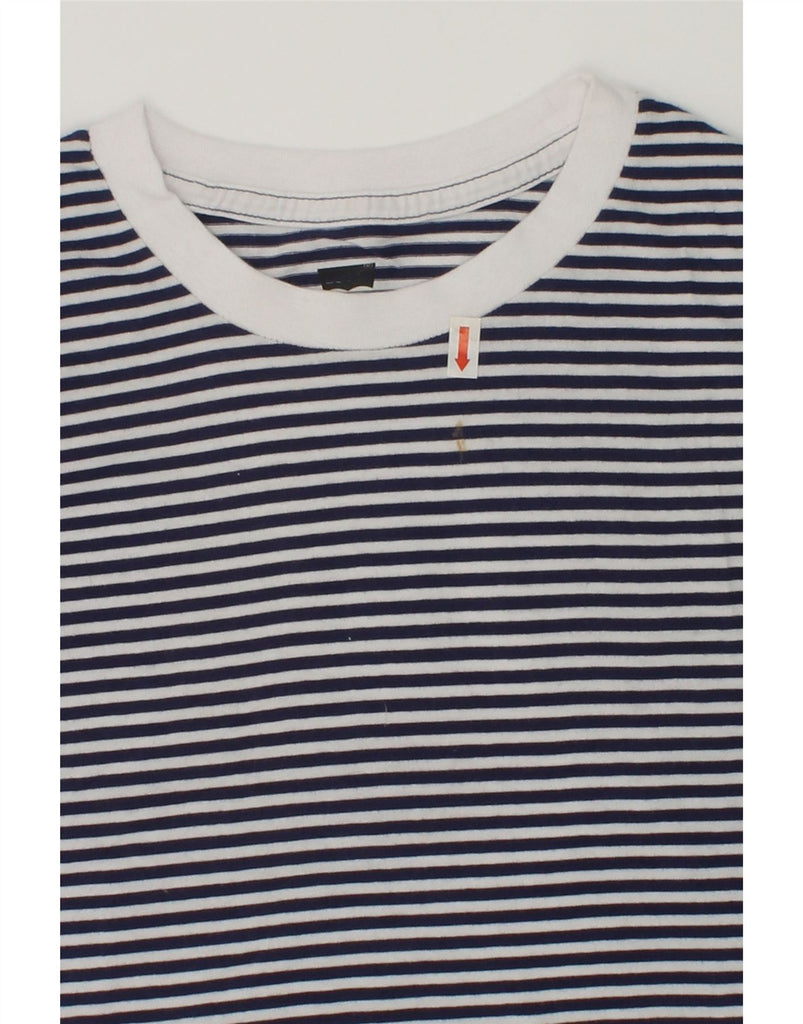 LEVI'S Girls T-Shirt Top 6-7 Years Navy Blue Striped Cotton | Vintage Levi's | Thrift | Second-Hand Levi's | Used Clothing | Messina Hembry 