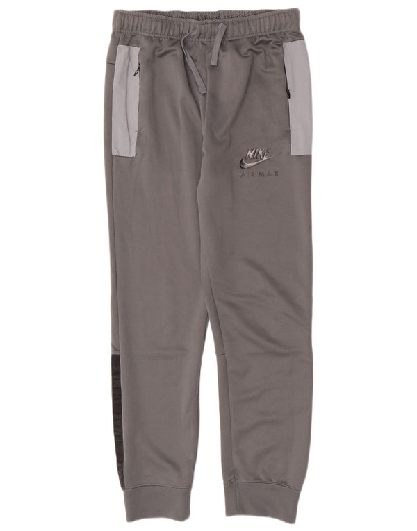 Nike Boys Air Max Tracksuit Trousers Joggers 13-14 Years XL Grey