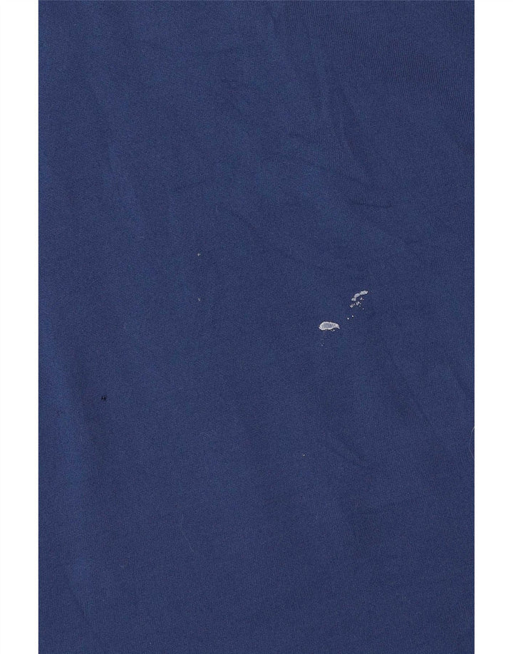 L.L.Bean Mens Zip Neck Sweatshirt Jumper XL Blue Polyester