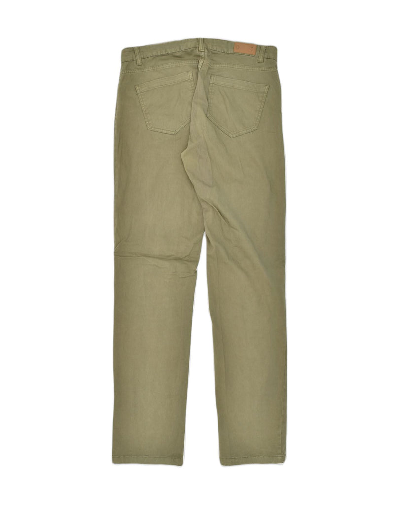 DACK'S Mens Slim Casual Trousers IT 50 Large W34 L34 Khaki Cotton | Vintage Dack's | Thrift | Second-Hand Dack's | Used Clothing | Messina Hembry 