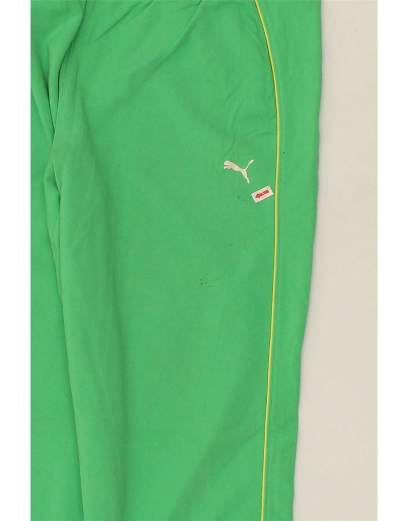 PUMA Womens Tracksuit Trousers Joggers UK 14 Medium Green Cotton Vintage Puma and Second-Hand Puma from Messina Hembry 