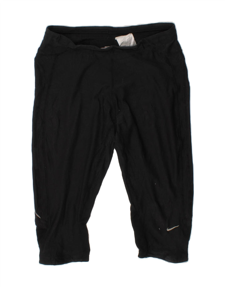 NIKE Girls Fit Dry Bermuda Sport Shorts 8-9 Years Medium  Black Polyester Vintage Nike and Second-Hand Nike from Messina Hembry 