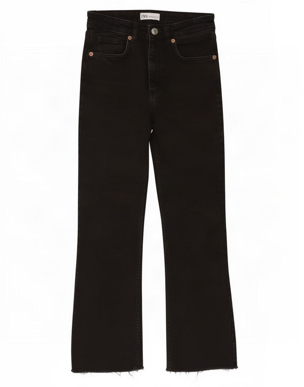 Zara Womens Bootcut Jeans EU 36 XS W26 L26 Black