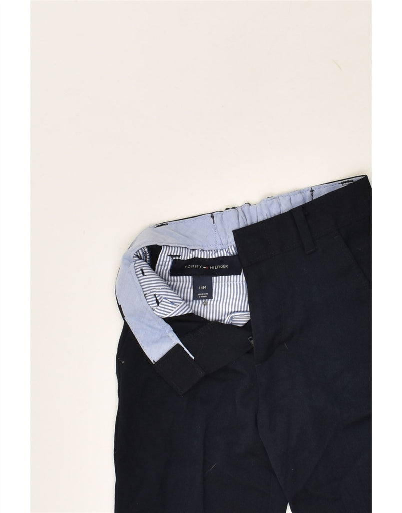 TOMMY HILFIGER Baby Boys Chino Trousers 12-18 Months W18 L9 Navy Blue | Vintage Tommy Hilfiger | Thrift | Second-Hand Tommy Hilfiger | Used Clothing | Messina Hembry 