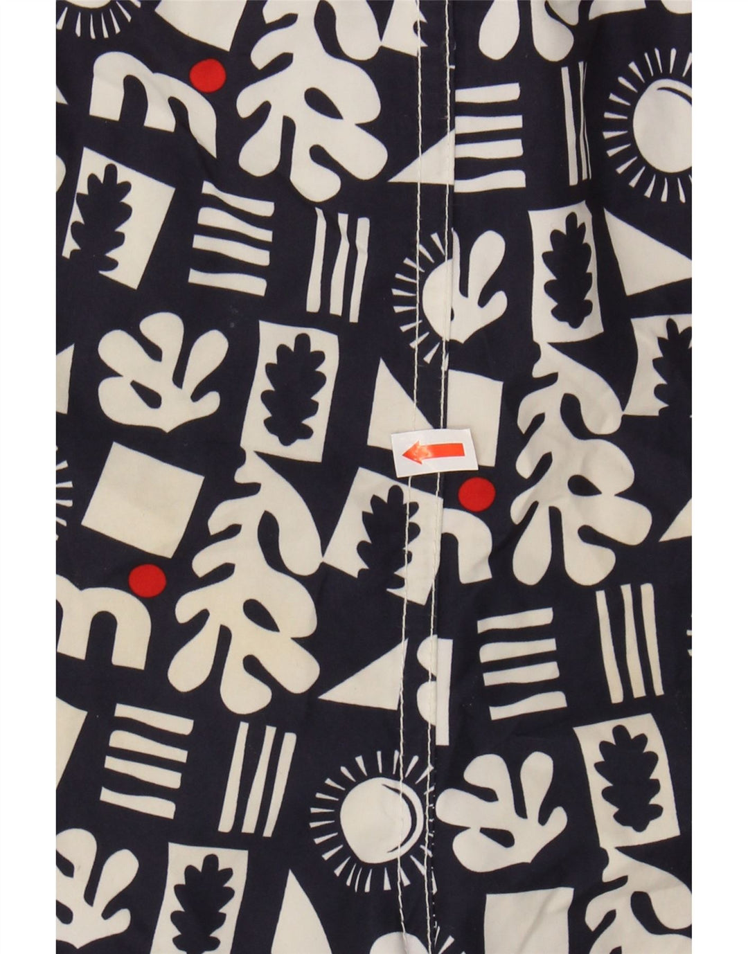 MISTRAL Mens Swimming Shorts XL  Navy Blue Geometric Polyester