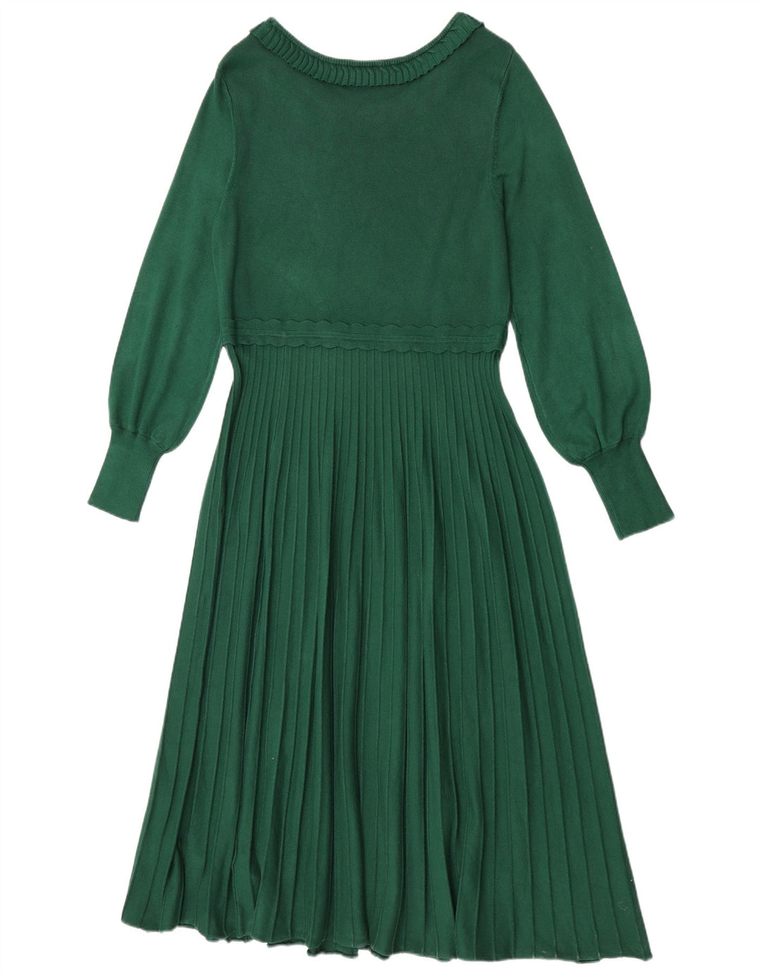 Monsoon Womens Jumper Dress UK 14 Large Green