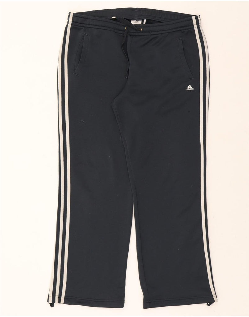 ADIDAS Womens Climalite Tracksuit Trousers UK 16/18 Large  Navy Blue Vintage Adidas and Second-Hand Adidas from Messina Hembry 