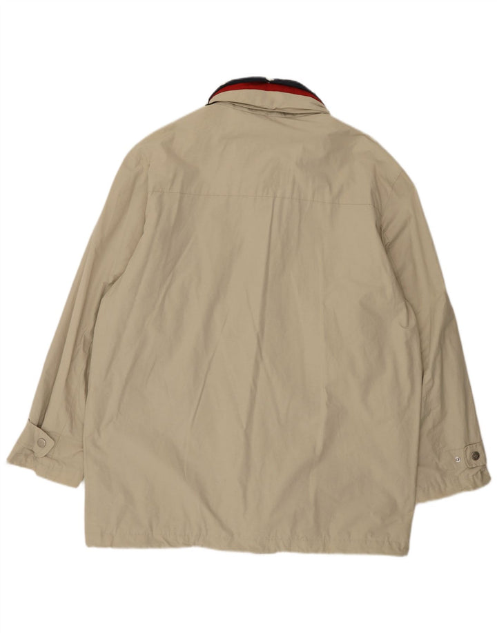 Klepper Mens Hooded Windbreaker Coat UK 42 XL Beige