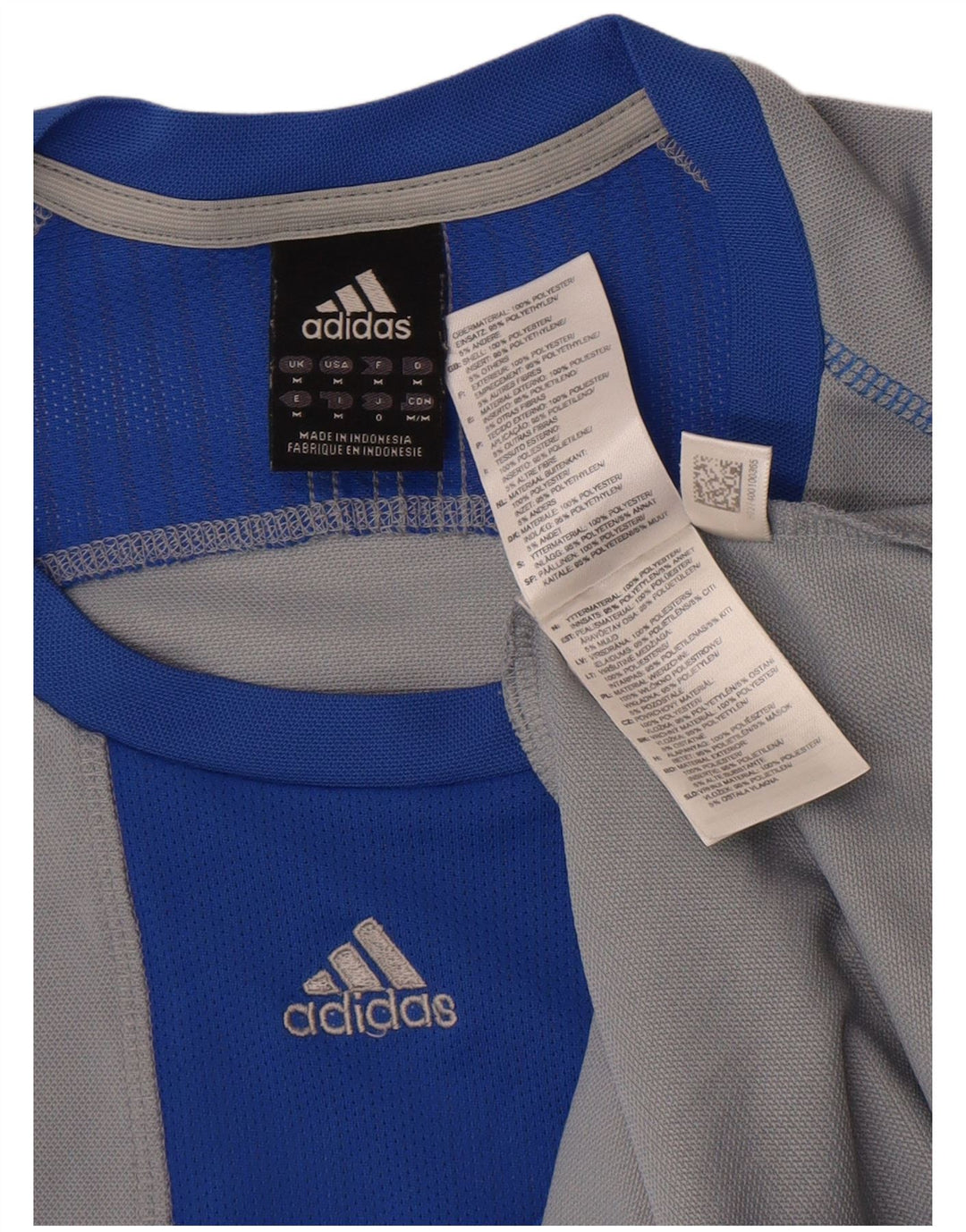 Adidas Mens Climacool T-Shirt Top Medium Grey Colourblock Polyester