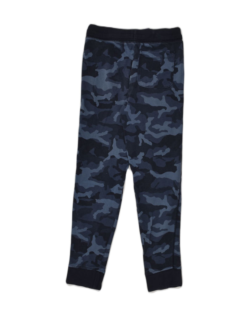 GAP Boys Tracksuit Trousers Joggers 9-10 Years Large Blue Camouflage | Vintage Gap | Thrift | Second-Hand Gap | Used Clothing | Messina Hembry 