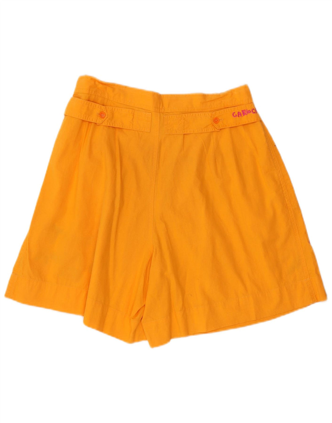 Vintage Womens Graphic Pegged Chino Shorts W28 Medium Orange