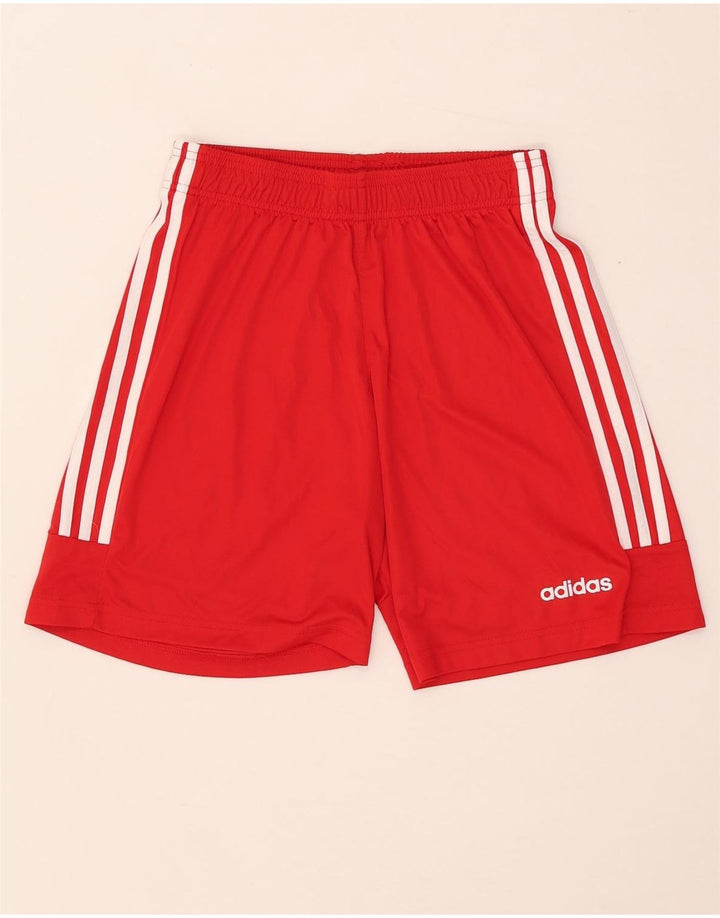 Adidas Mens Climalite Sport Shorts Medium  Red Polyester