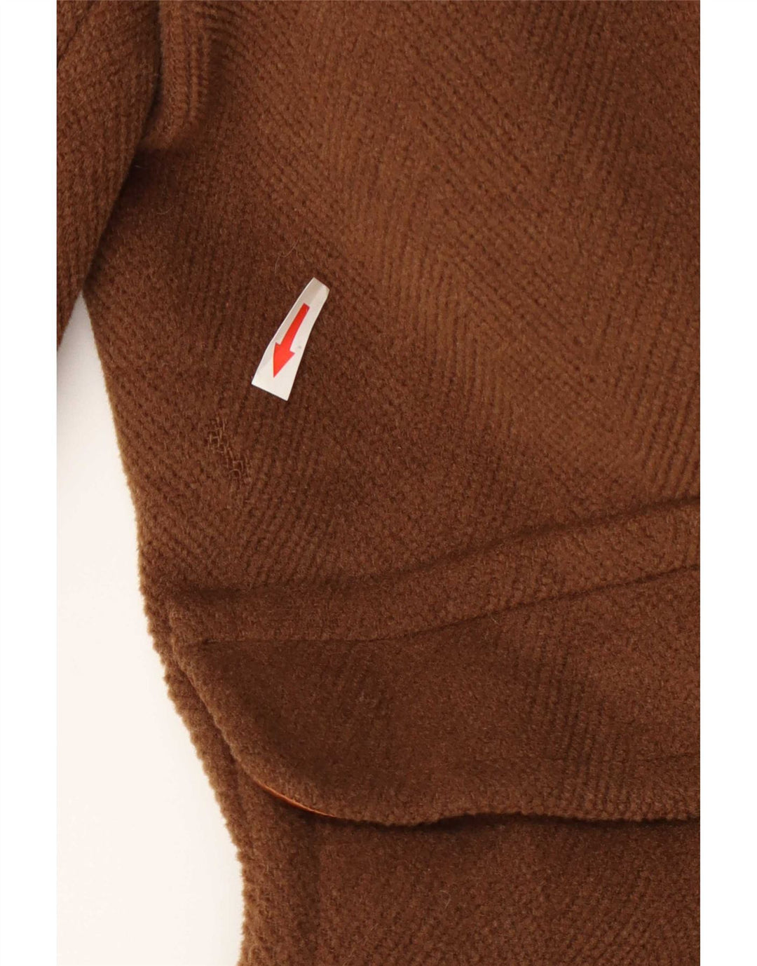 DAKS Mens Hooded Duffle Coat IT 48 Medium Brown Wool