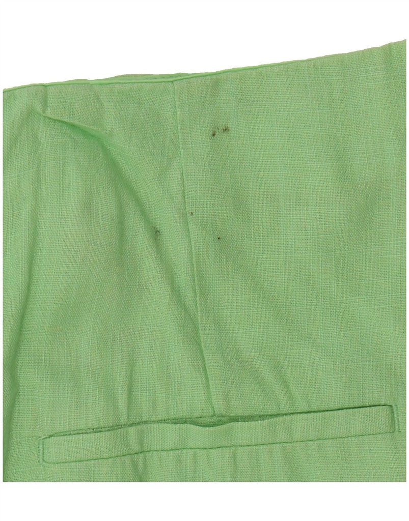 MARKS & SPENCER Womens High Waist Chino Trousers UK 18 XL W38 L30  Green Vintage Marks & Spencer and Second-Hand Marks & Spencer from Messina Hembry 