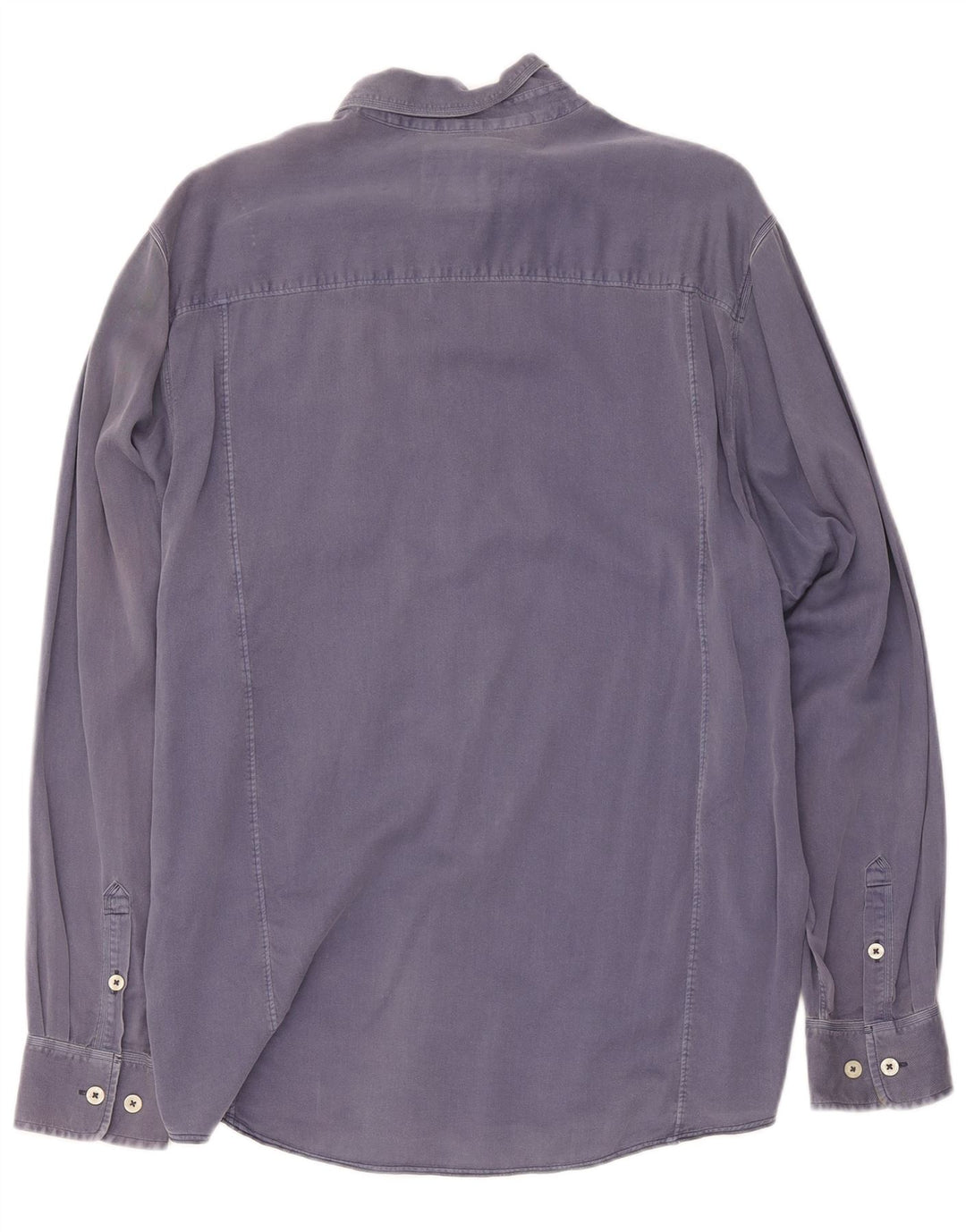 Tommy Bahama Mens Shirt Large Navy Blue Cotton