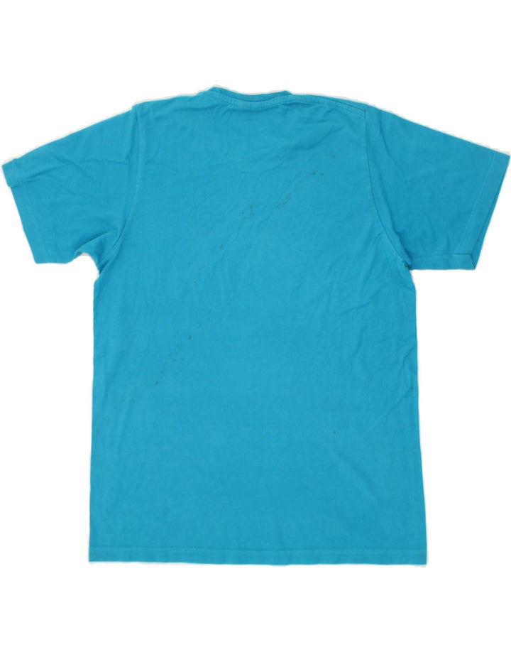 ADIDAS Mens Graphic T-Shirt Top Medium Blue Cotton Vintage Adidas and Second-Hand Adidas from Messina Hembry 