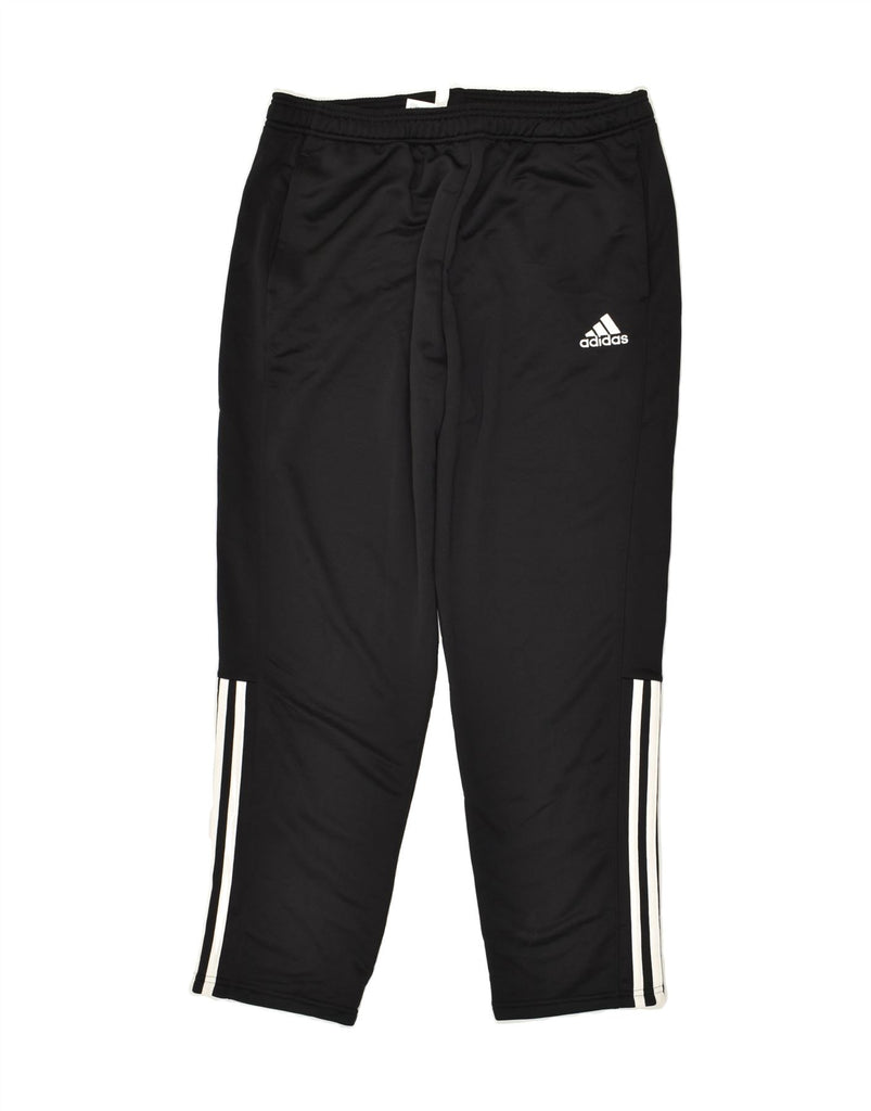 ADIDAS Mens Tracksuit Trousers XL Black Polyester | Vintage Adidas | Thrift | Second-Hand Adidas | Used Clothing | Messina Hembry 