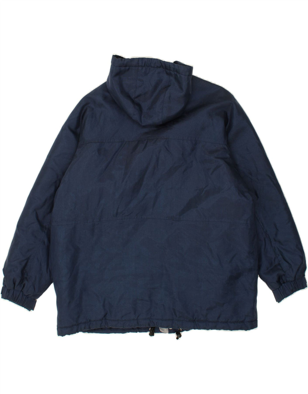 INVICTA Boys Hooded Windbreaker Jacket 13-14 Years Navy Blue Polyamide Vintage Invicta and Second-Hand Invicta from Messina Hembry 
