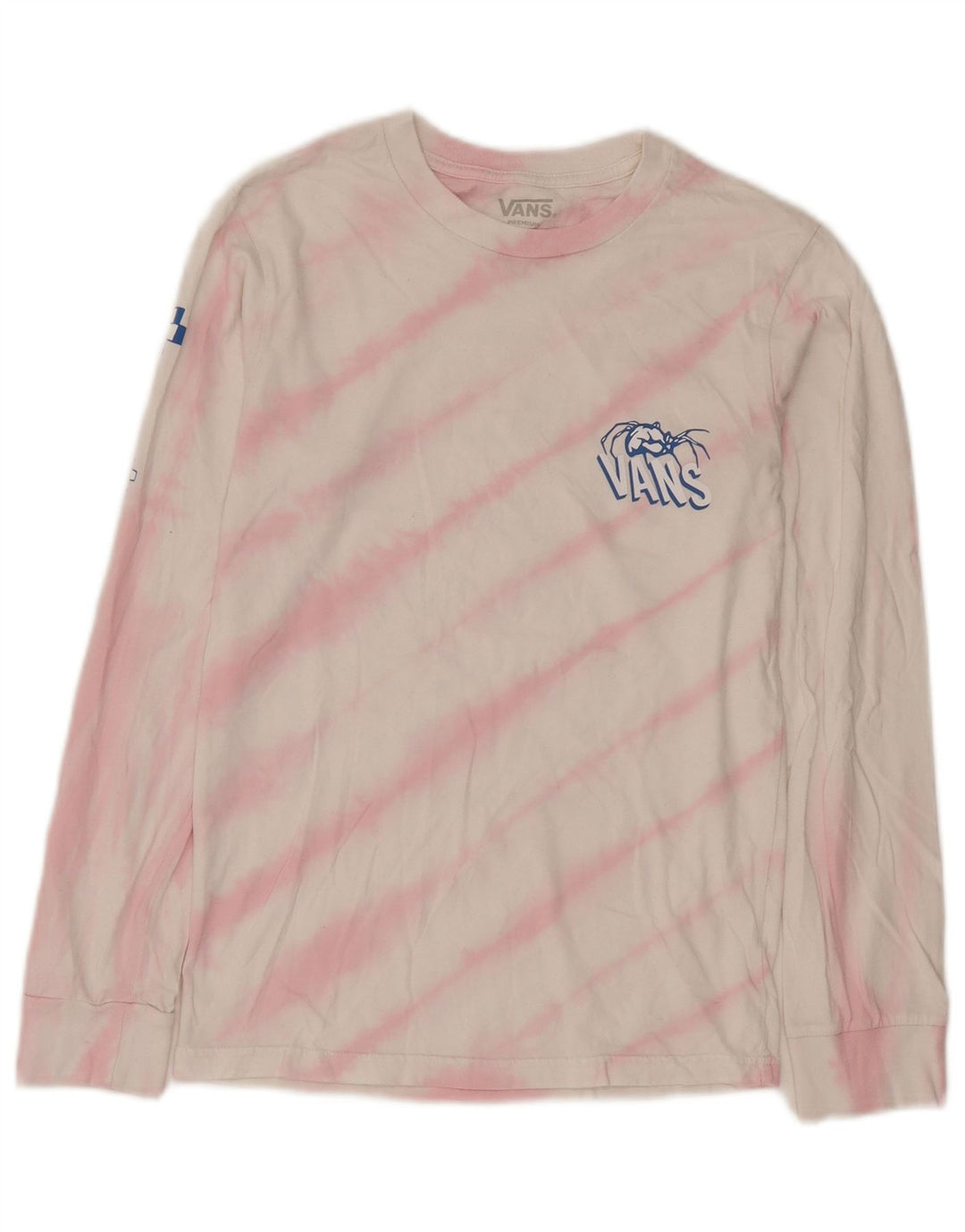 Vans Mens Premium Top Long Sleeve XS White Tie Dye Cotton