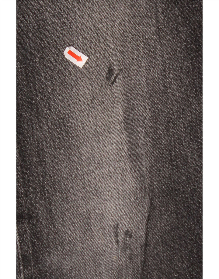 LEVI'S Mens 501 Straight Jeans W32 L32 Black Cotton