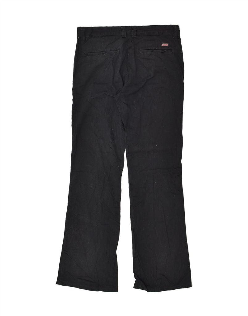 DICKIES Womens Bootcut Chino Trousers US 4 Small W28 L28 Black Cotton Vintage Dickies and Second-Hand Dickies from Messina Hembry 