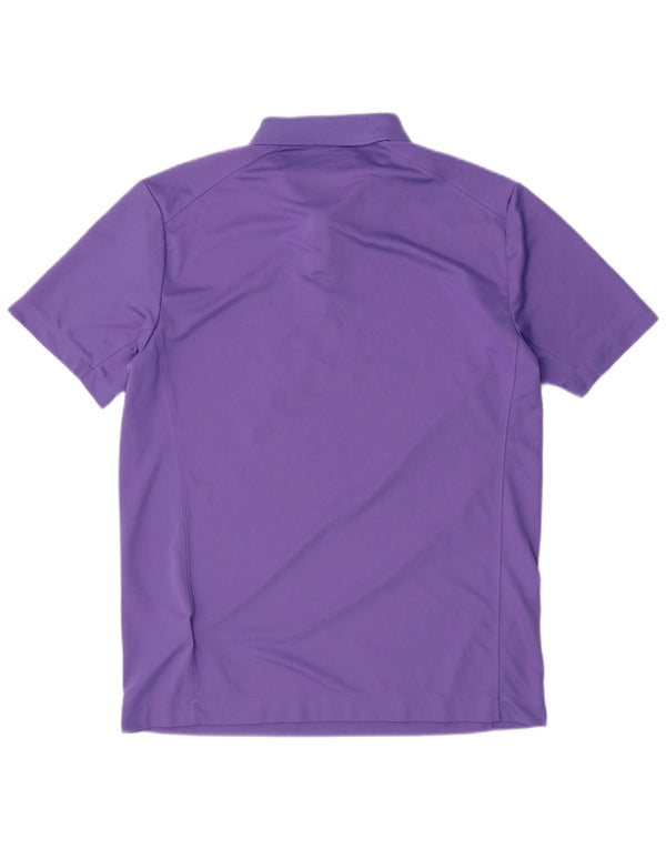 Nike Mens Dri Fit Polo Shirt Medium Purple Polyester