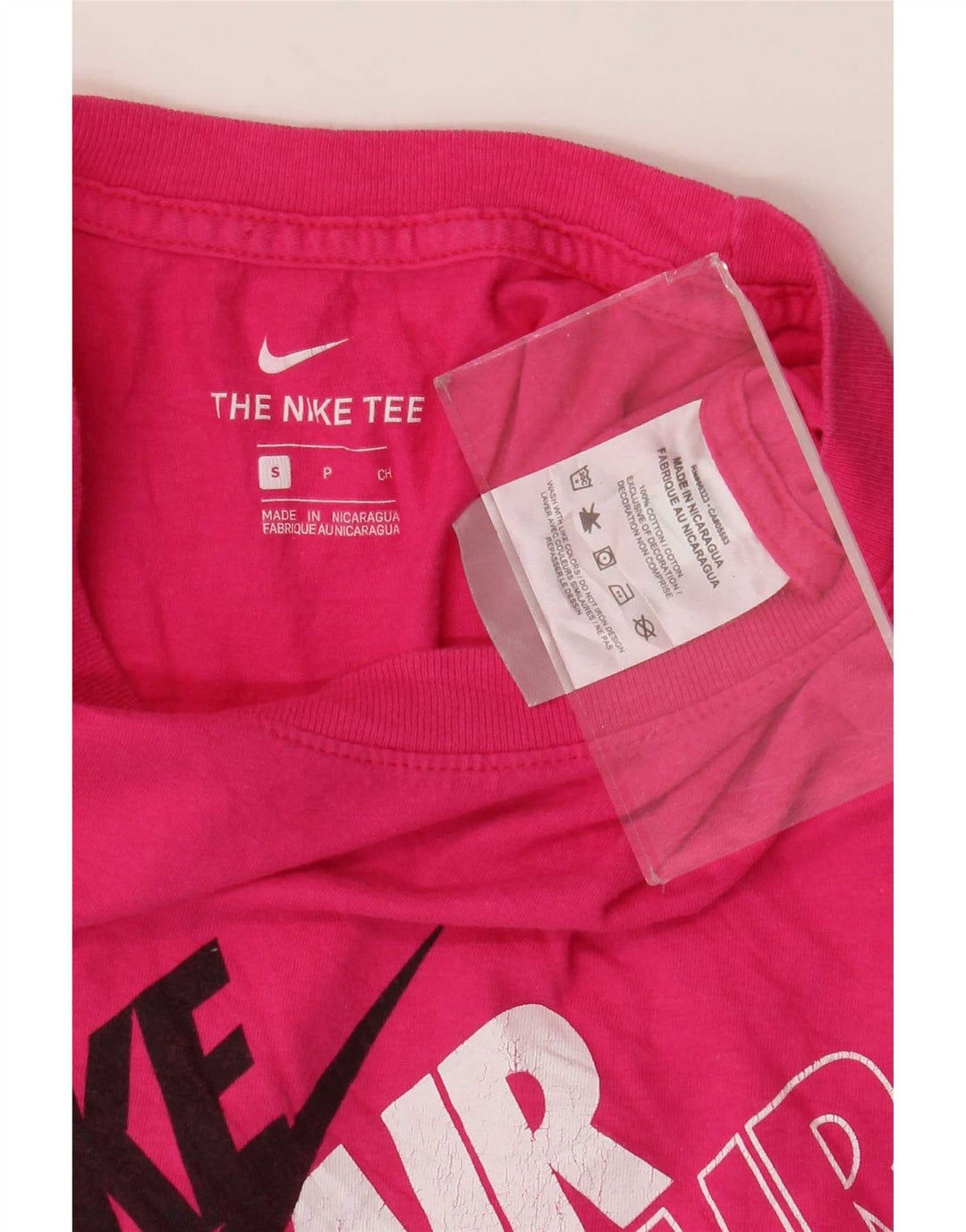 Nike Mens Graphic T-Shirt Top Small Pink Cotton