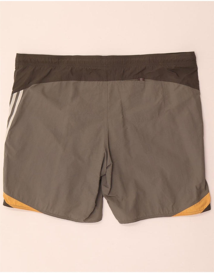 Adidas Mens Swimming Shorts 2XL  Grey Colourblock Nylon