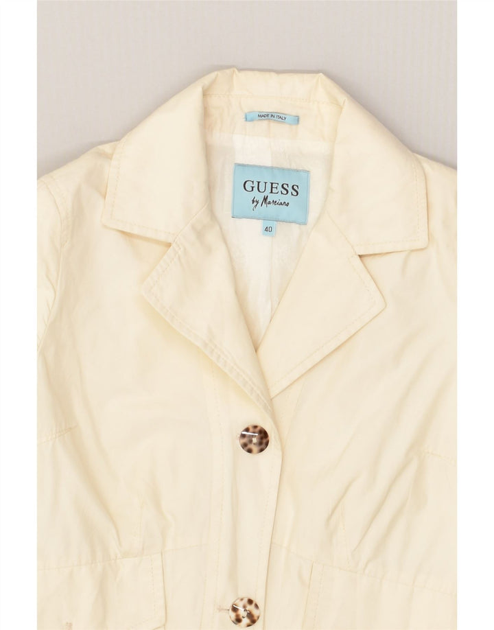 GUESS BY MARCIANO Womens 3 Button Blazer Jacket IT 40 Small Beige | Vintage Guess By Marciano | Thrift | Second-Hand Guess By Marciano | Used Clothing | Messina Hembry 