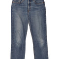 Levi's Womens Straight Jeans W27 L26 Blue Cotton
