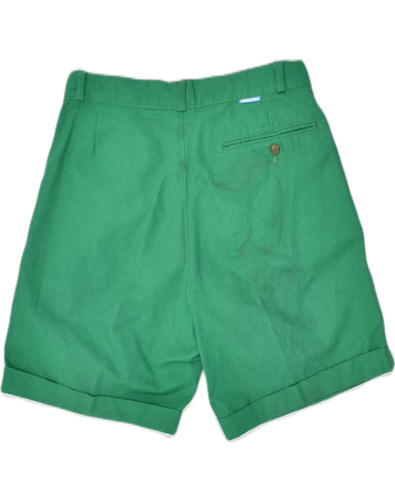 CARRERA Mens Chino Shorts IT 46 Small W30  Green Cotton | Vintage Carrera | Thrift | Second-Hand Carrera | Used Clothing | Messina Hembry 