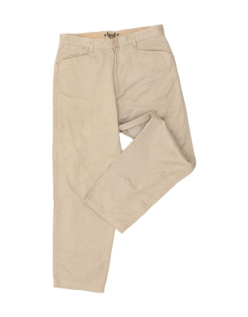 AVIREX Mens Tapered Casual Trousers W33 L29 Beige Cotton Vintage Avirex and Second-Hand Avirex from Messina Hembry 