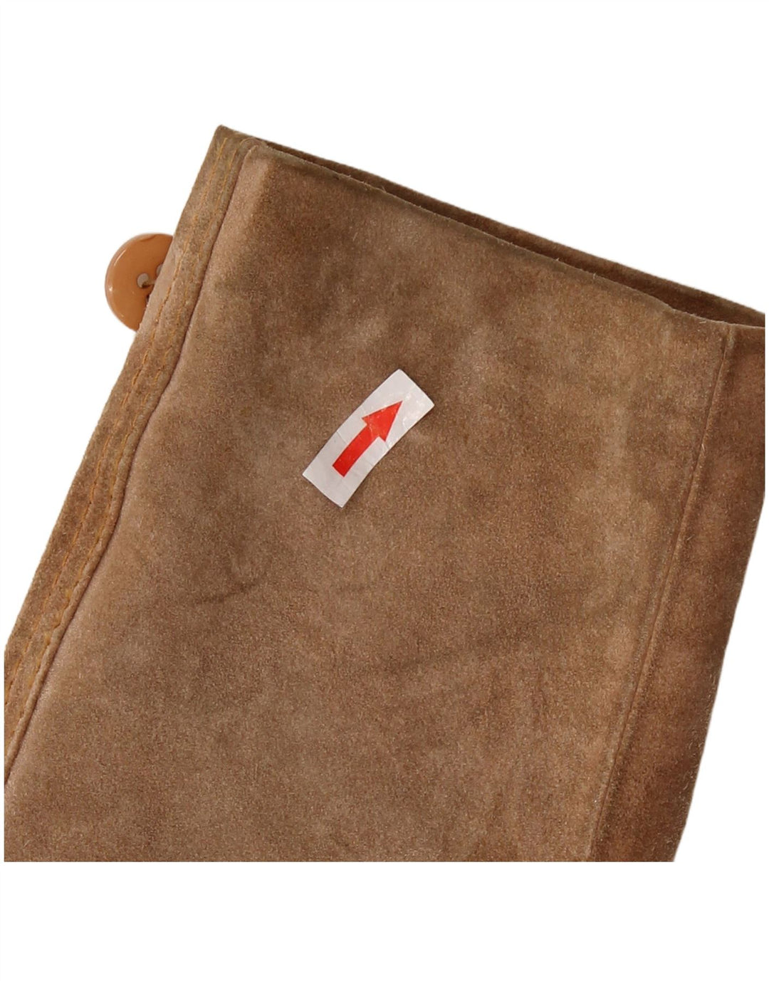 Vintage Womens 3 Button Suede Blazer Jacket UK 12 Medium Brown