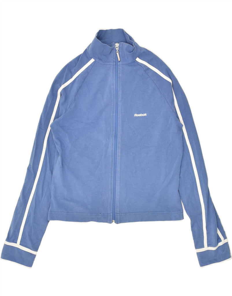 REEBOK Boys Tracksuit Top Jacket 13-14 Years Blue Cotton | Vintage Reebok | Thrift | Second-Hand Reebok | Used Clothing | Messina Hembry 