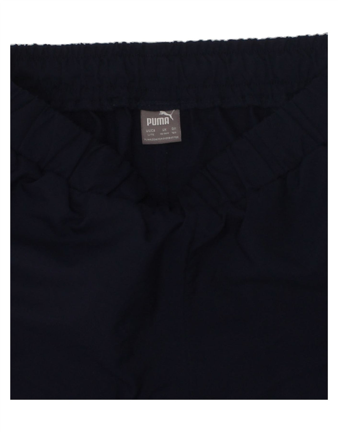 PUMA Boys Graphic Sport Shorts 13-14 Years Navy Blue | Vintage Puma | Thrift | Second-Hand Puma | Used Clothing | Messina Hembry 