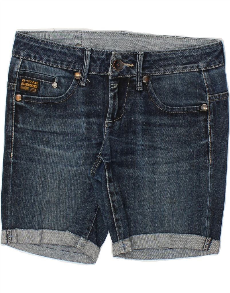 G-STAR Womens Denim Shorts W27 Small  Blue Cotton Vintage G-Star and Second-Hand G-Star from Messina Hembry 