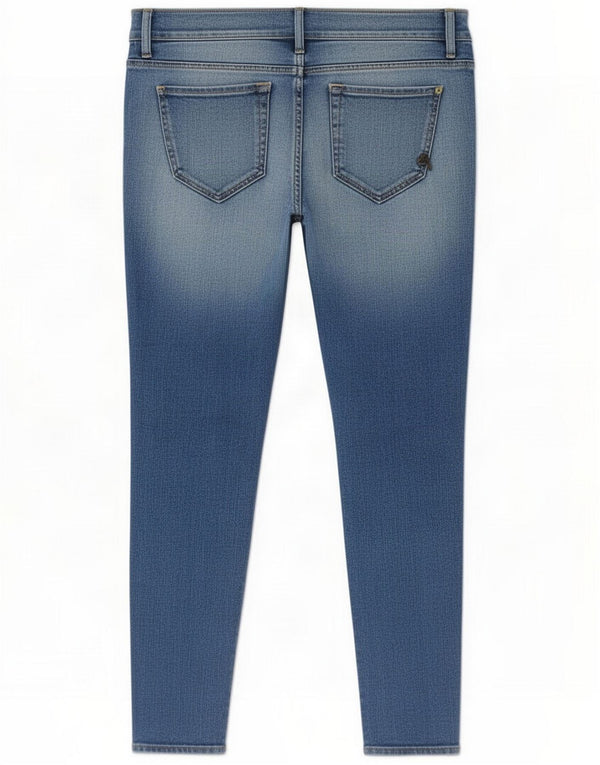 Cycle Womens Skinny Jeans W30 L31 Blue Cotton