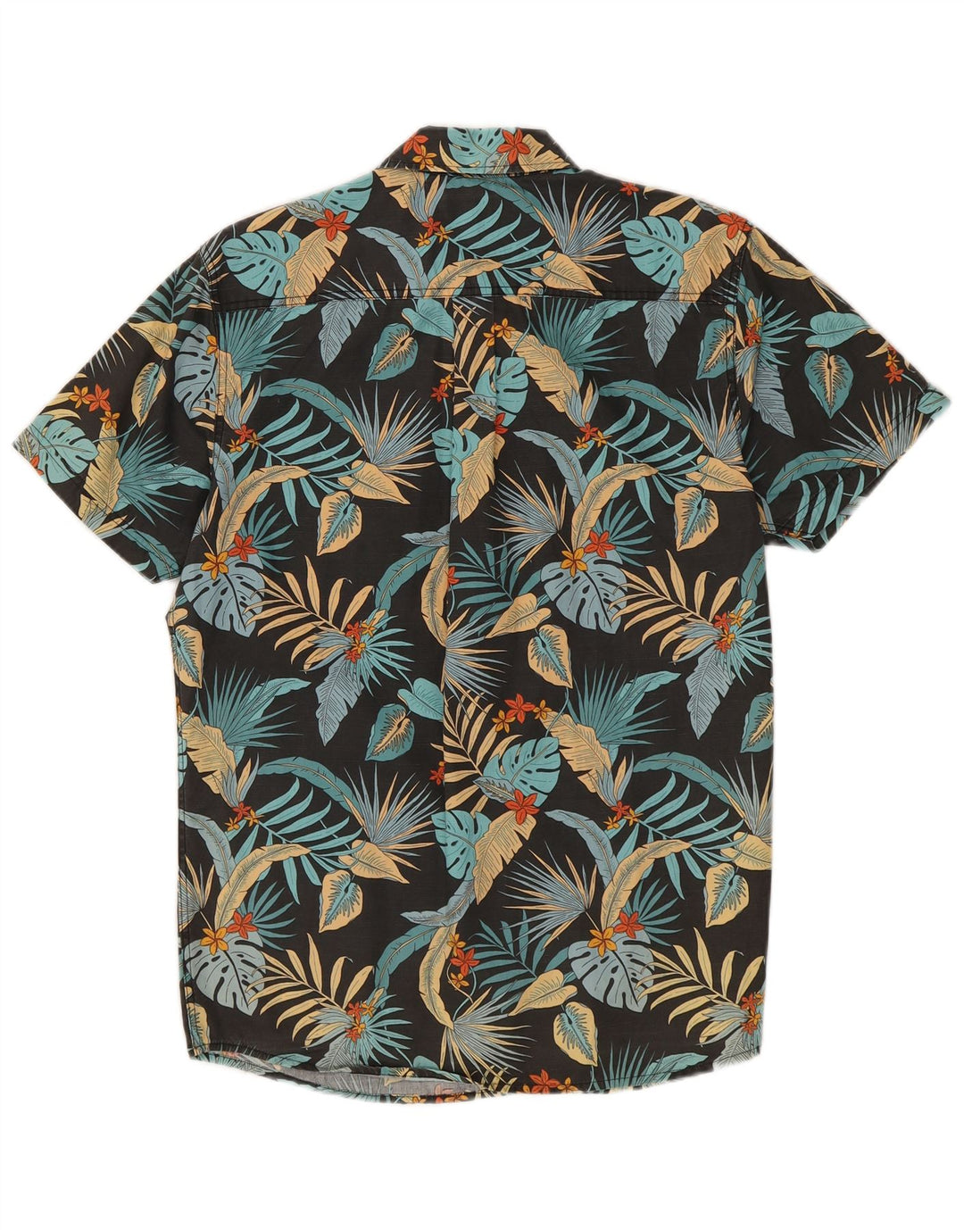 Rip Curl Mens Short Sleeve Shirt Small Black Floral