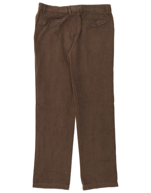 Marlboro Classics Mens Straight Chino Trousers EU 54 2XL W36 L33 Khaki