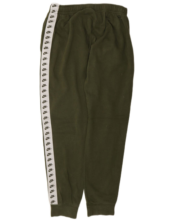 Nike Mens Graphic Tracksuit Trousers Joggers Medium Khaki Colourblock