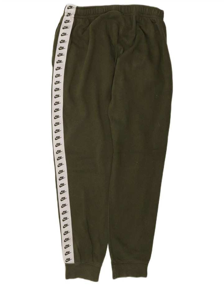 Nike Mens Graphic Tracksuit Trousers Joggers Medium Khaki Colourblock