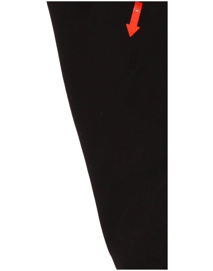 Adidas Mens Zip Hoodie Sweater Small Black Polyester