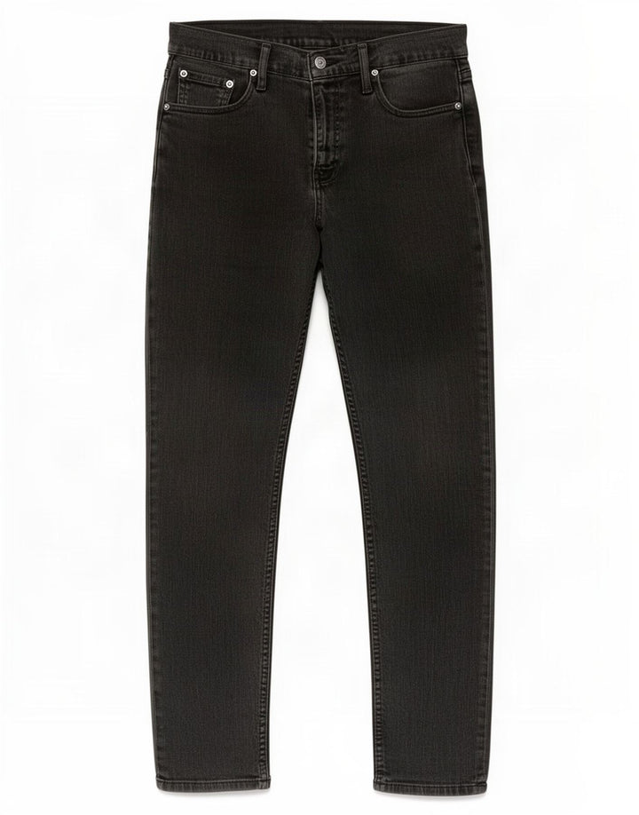 Levi's Mens Slim Jeans W30 L30 Black Cotton