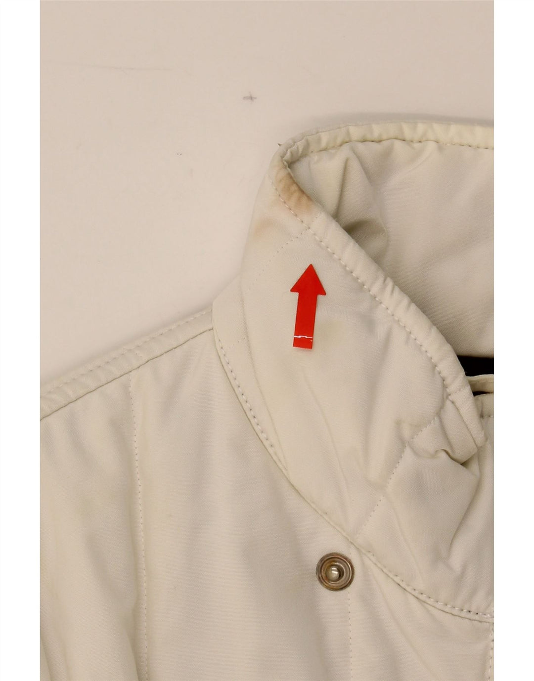 REFRIGIWEAR Womens Padded Jacket UK 16 Large White Nylon Vintage Refrigiwear and Second-Hand Refrigiwear from Messina Hembry 