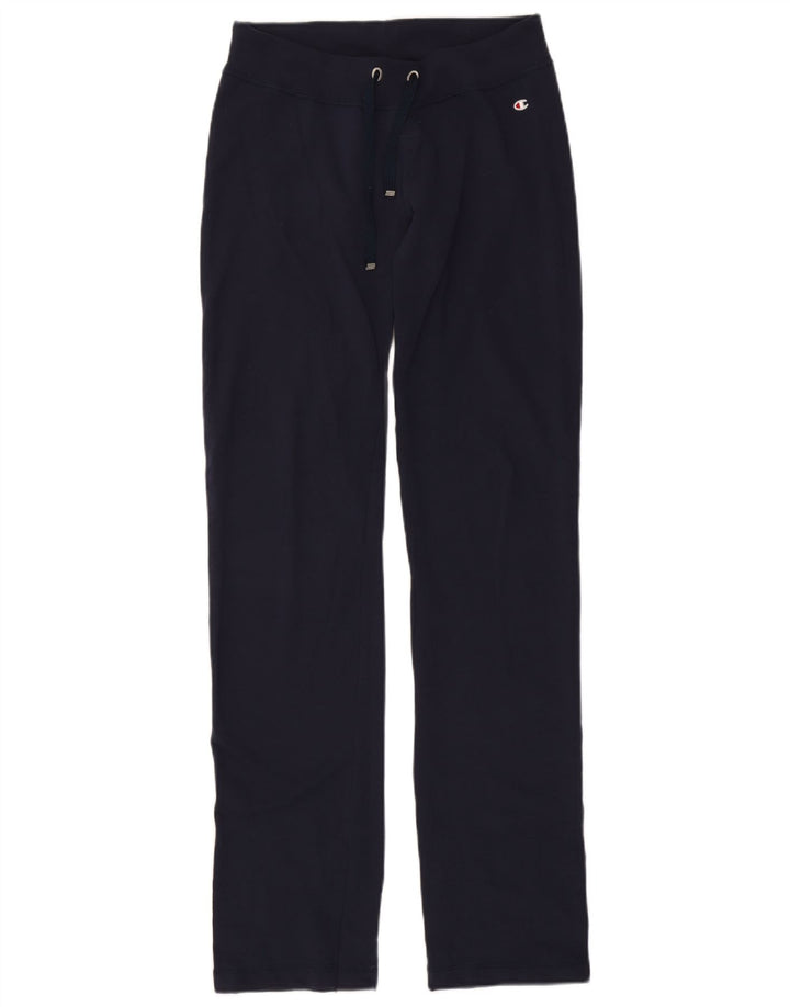 Champion Womens Heritage Classics Tracksuit Trousers UK 16 Large Navy Blue