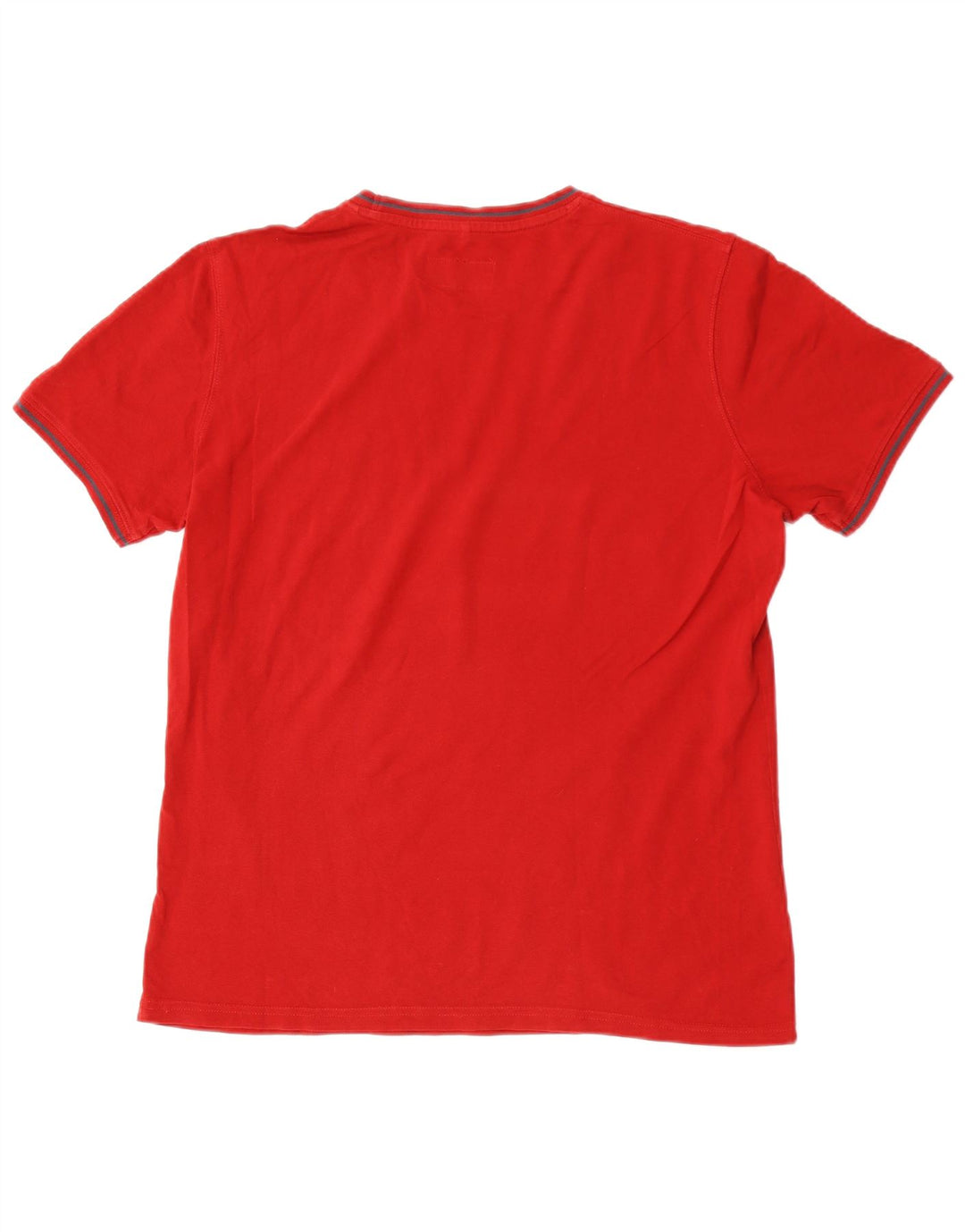 Carrera Mens T-Shirt Top Large Red Cotton
