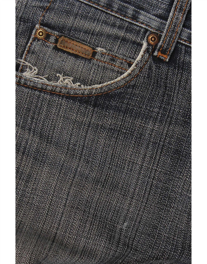 Wrangler Mens Regular Fit Straight Jeans W34 L32 Blue Cotton