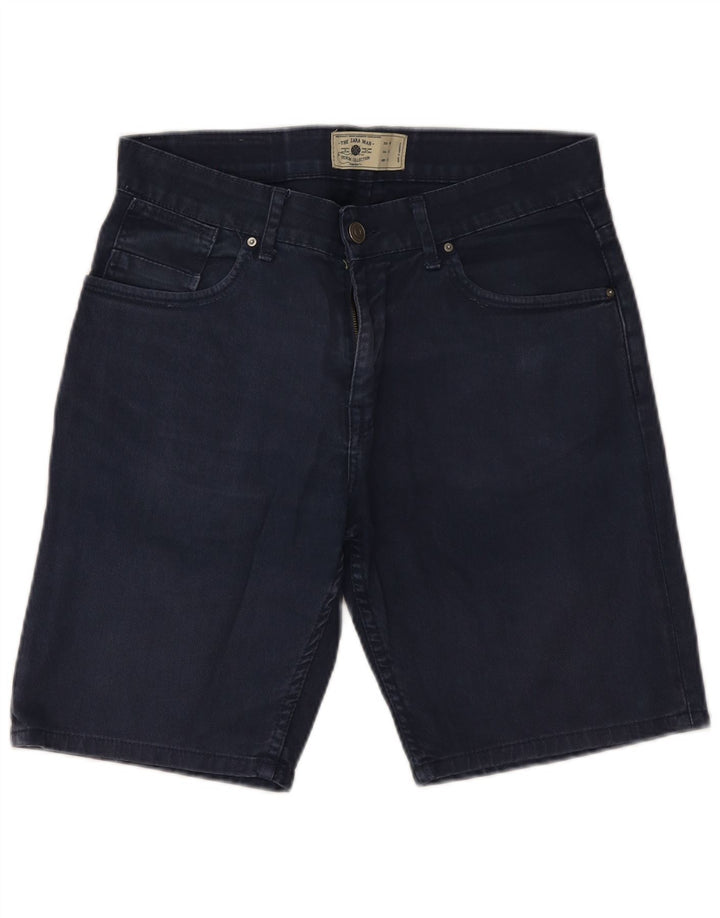 Zara Mens Denim Shorts EU 40 Medium W31  Navy Blue